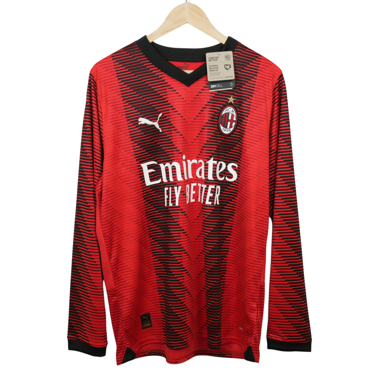 AC Milan Leao 23-24 Heim Langarm BNWT (L)