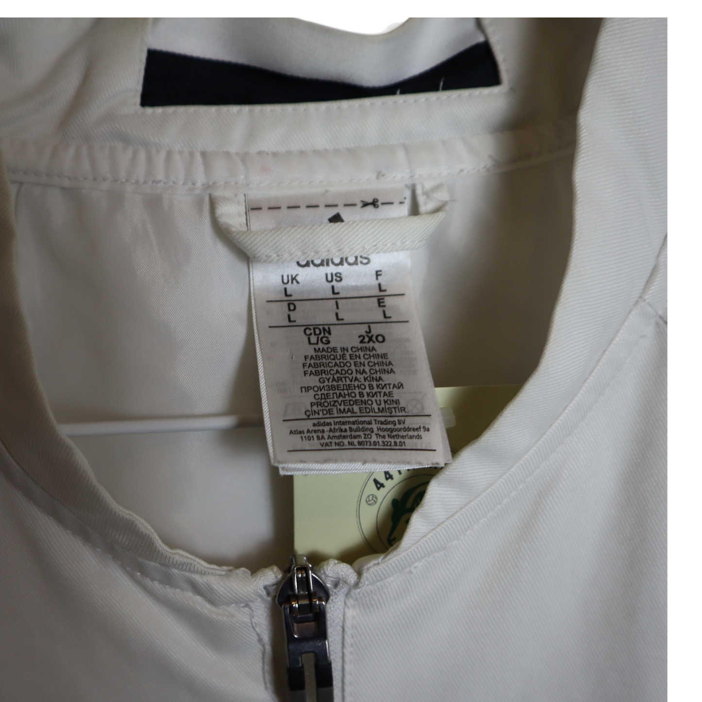 Juventus Adidas Jacke Weiß (L)