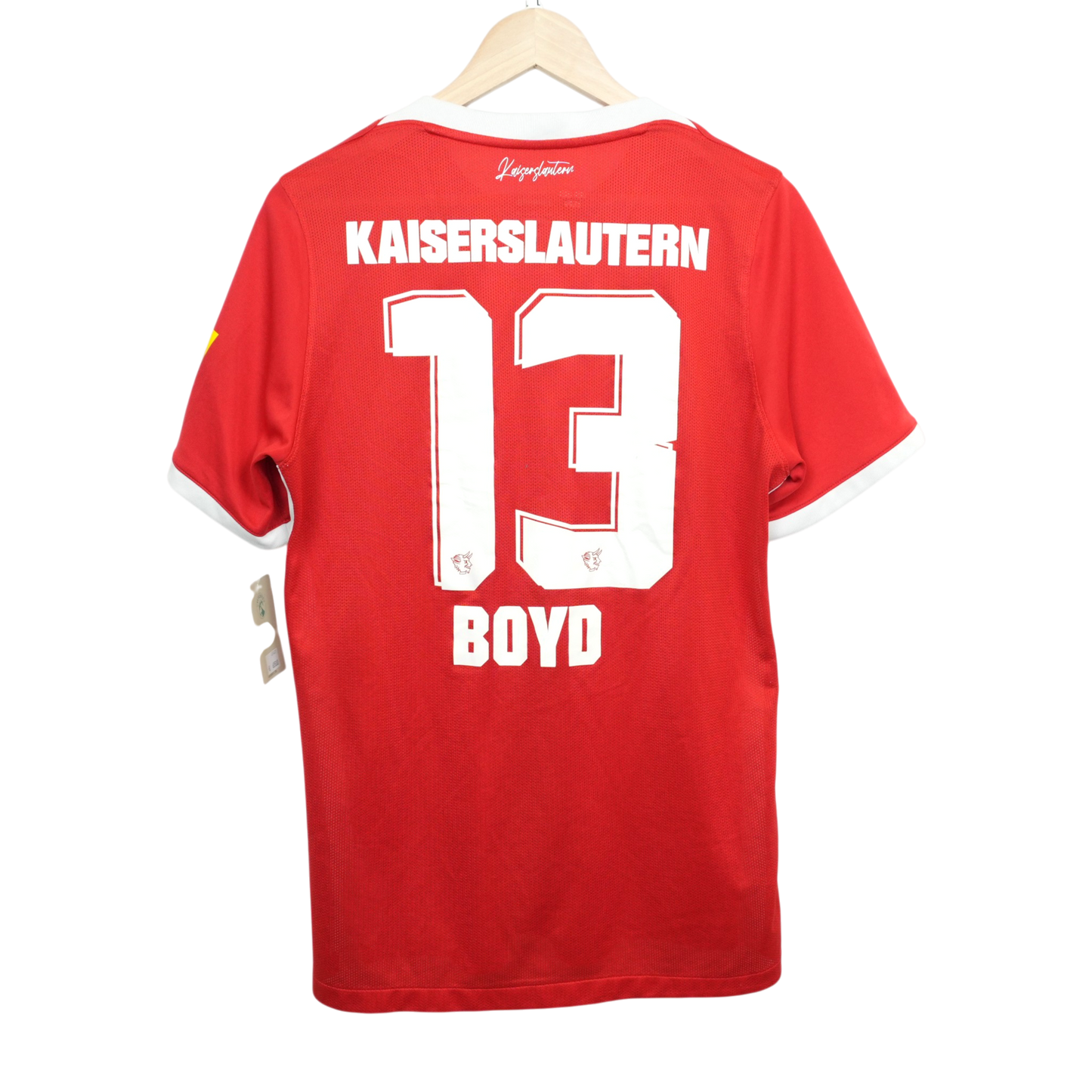 Kaiserslautern Boyd 2022-23 Heim mit Unterschriften (L)