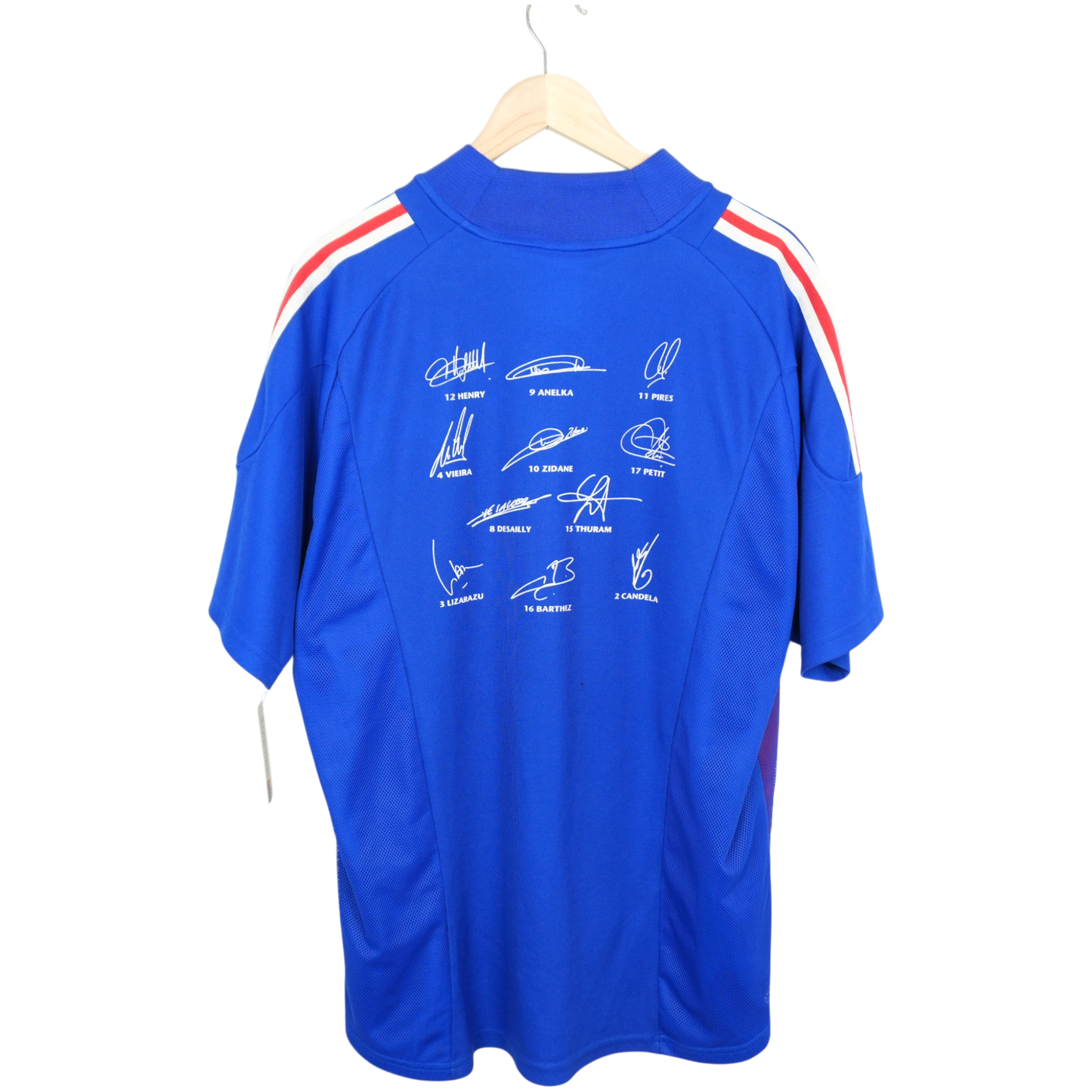 Frankreich 2002 Heim Unterschrieben (XL)