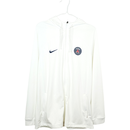 PSG Nike Jacke mit Kapuze Weiss (XL)