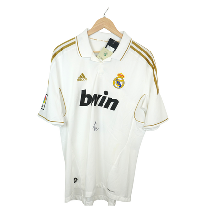 Real Madrid Khedira 2011-12 Heim BNWT mit Unterschrift (L)