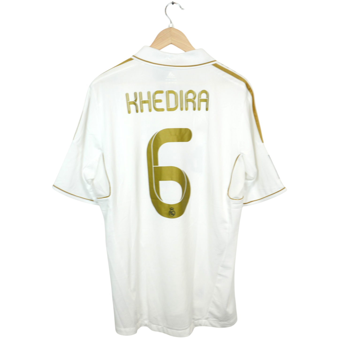 Real Madrid Khedira 2011-12 Heim BNWT mit Unterschrift (L)
