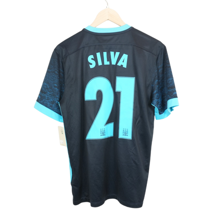 Manchester City Silva 2015-16 Auswärts (M)