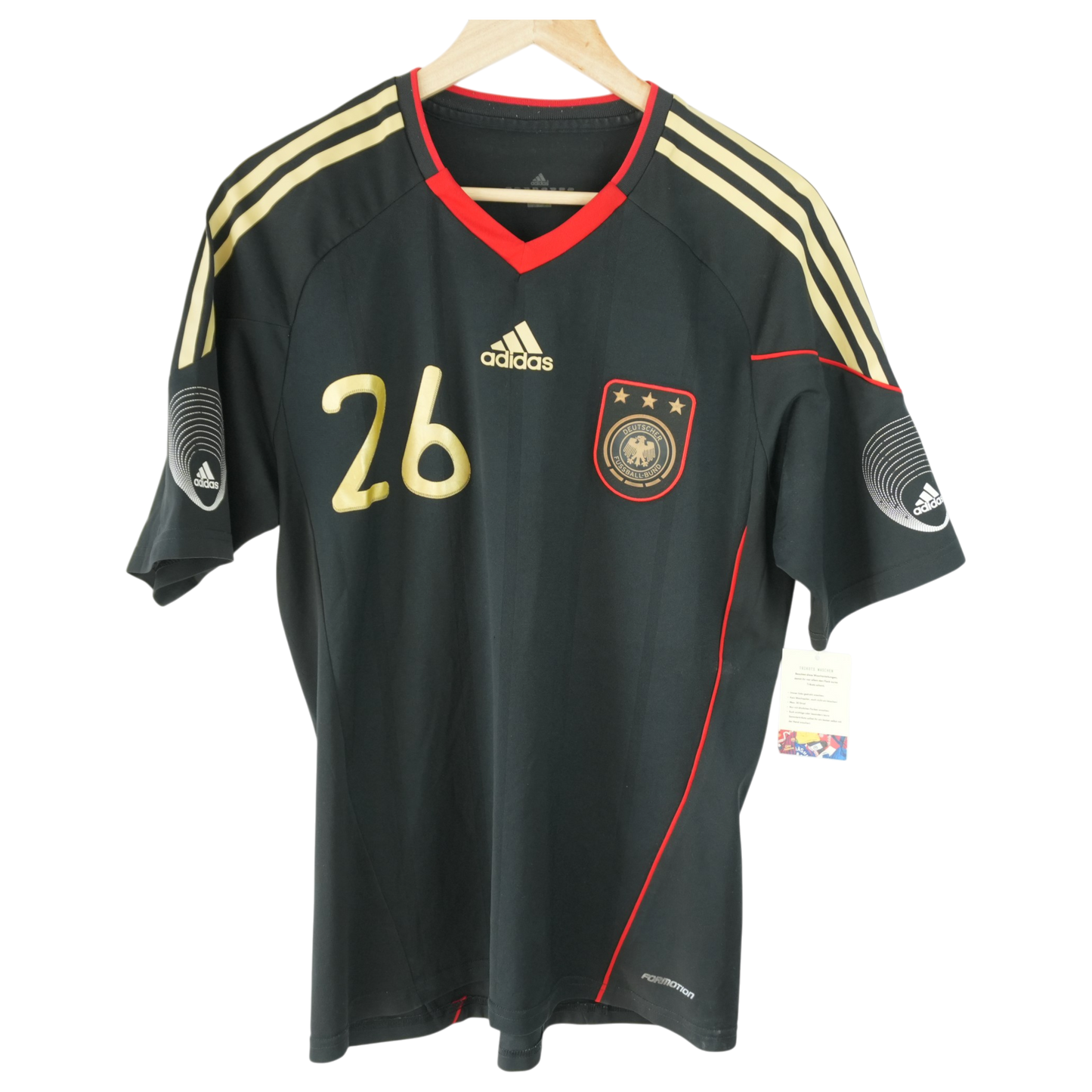 Matchworn DFB Aogo 2010 Auswärts (L)
