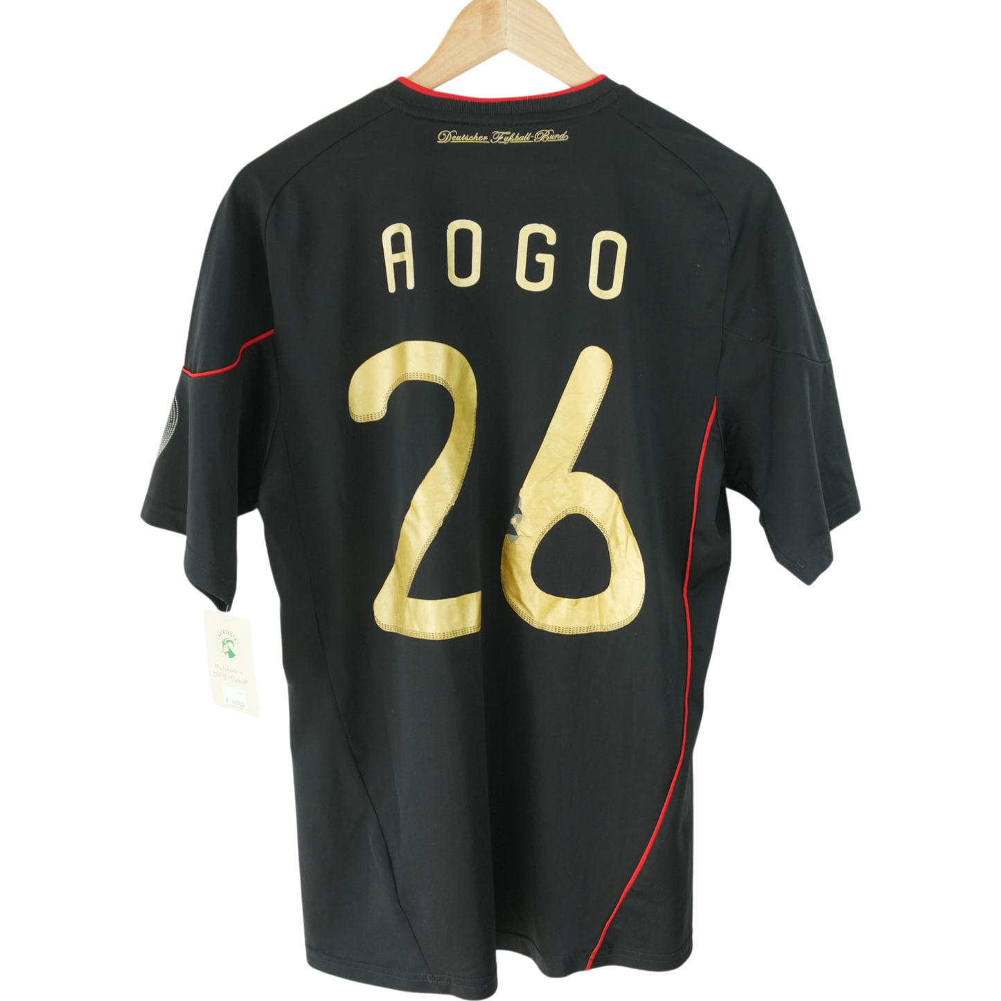Matchworn DFB Aogo 2010 Auswärts (L)