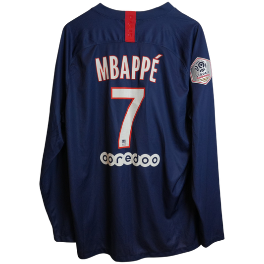 PSG Mbappe 2019-20 Heim Langarm (XXL)