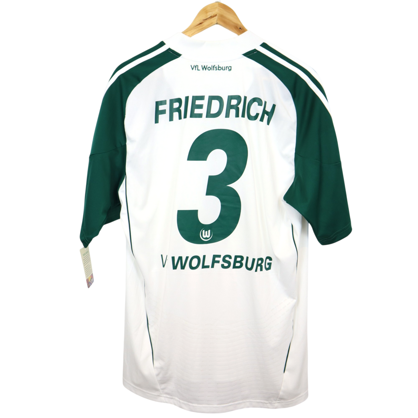 Wolfsburg Friedrich 2010-11 Heim Matchworn/prepared  (L)