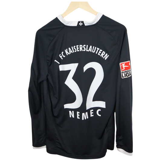 1. FC Kaiserslautern Nemec 09-10 Drittes Langarm Matchworn (L)