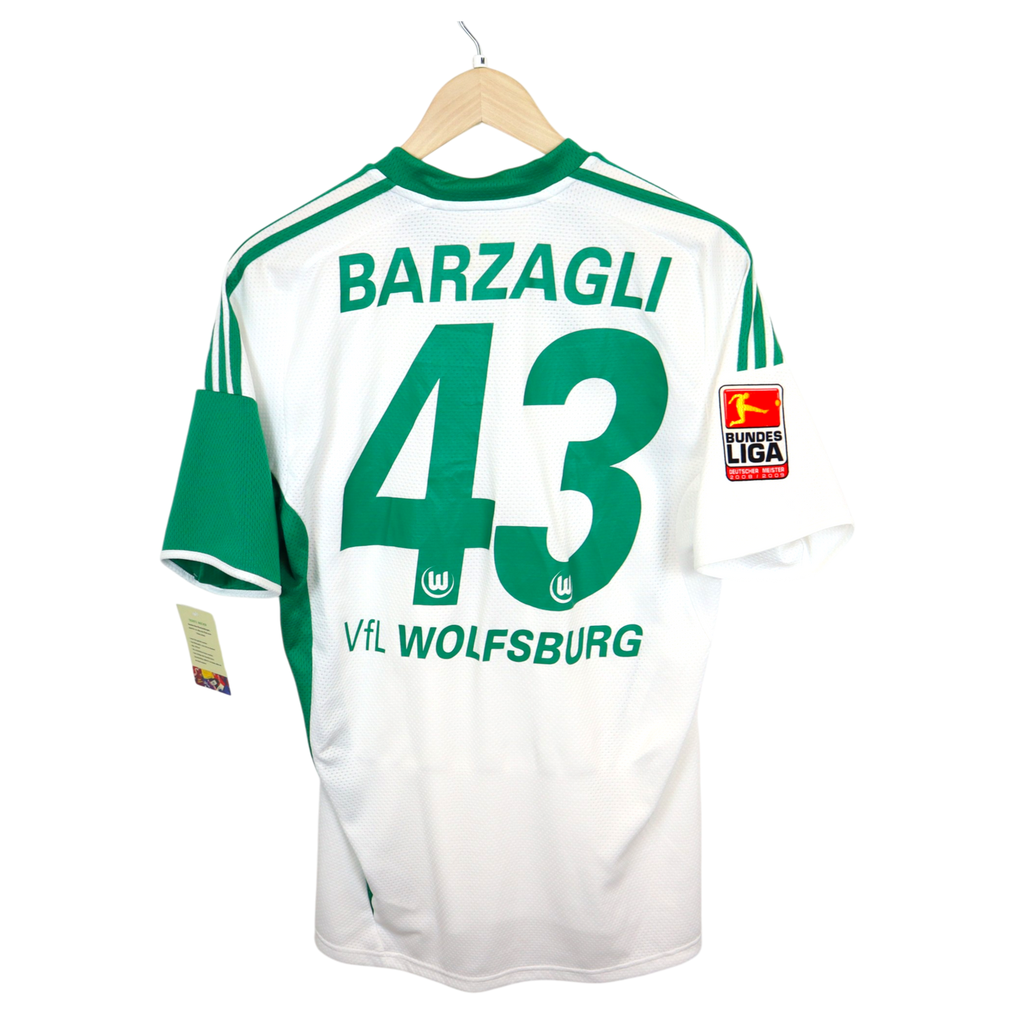Wolfsburg Barzagli 2009-10 Heim Player Issue (M)