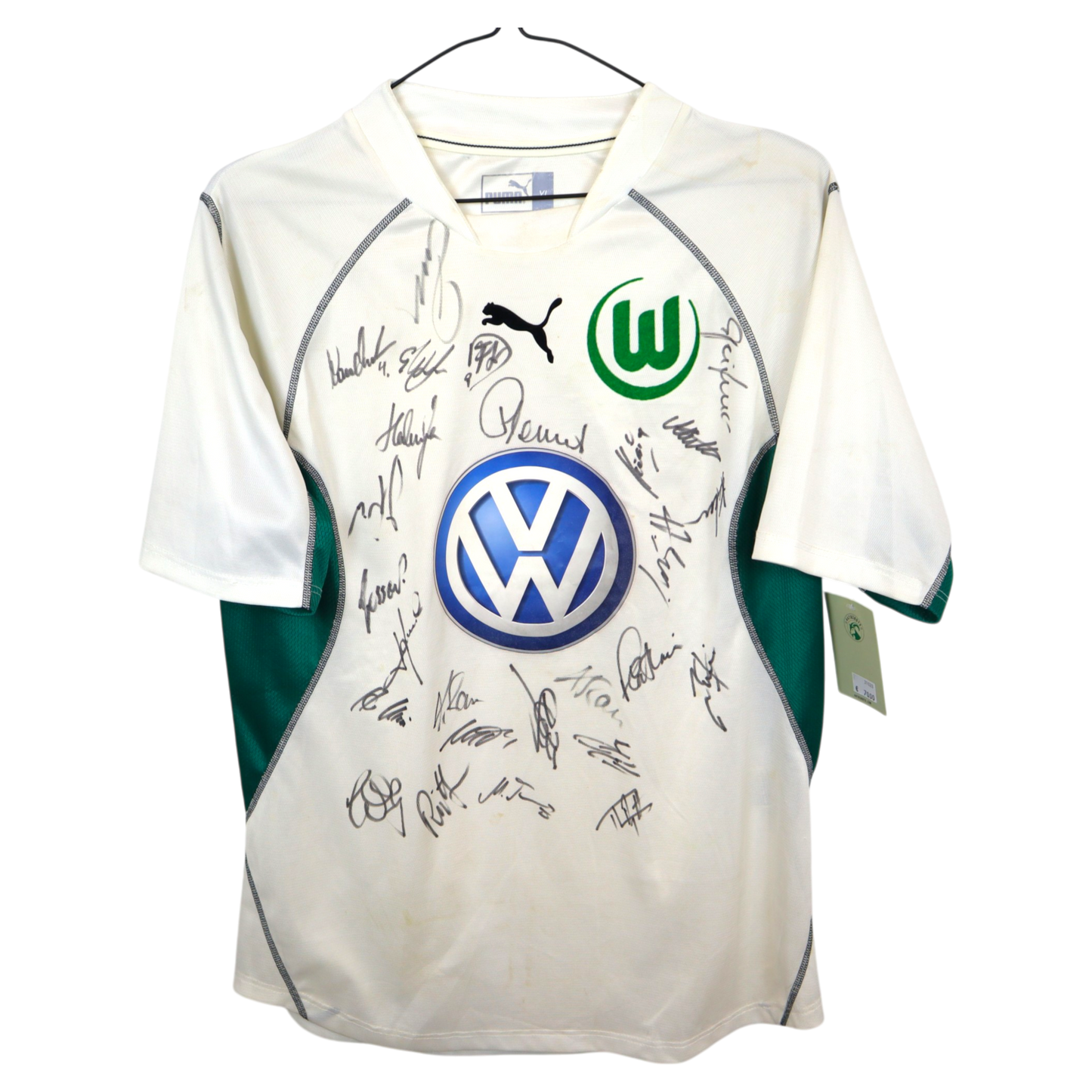 Wolfsburg 2002-03 Heim mit Unterschriften (XL)