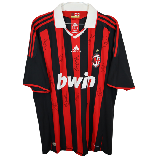 AC Milan 09-10 Heim mit Unterschriften BNWT (XL)