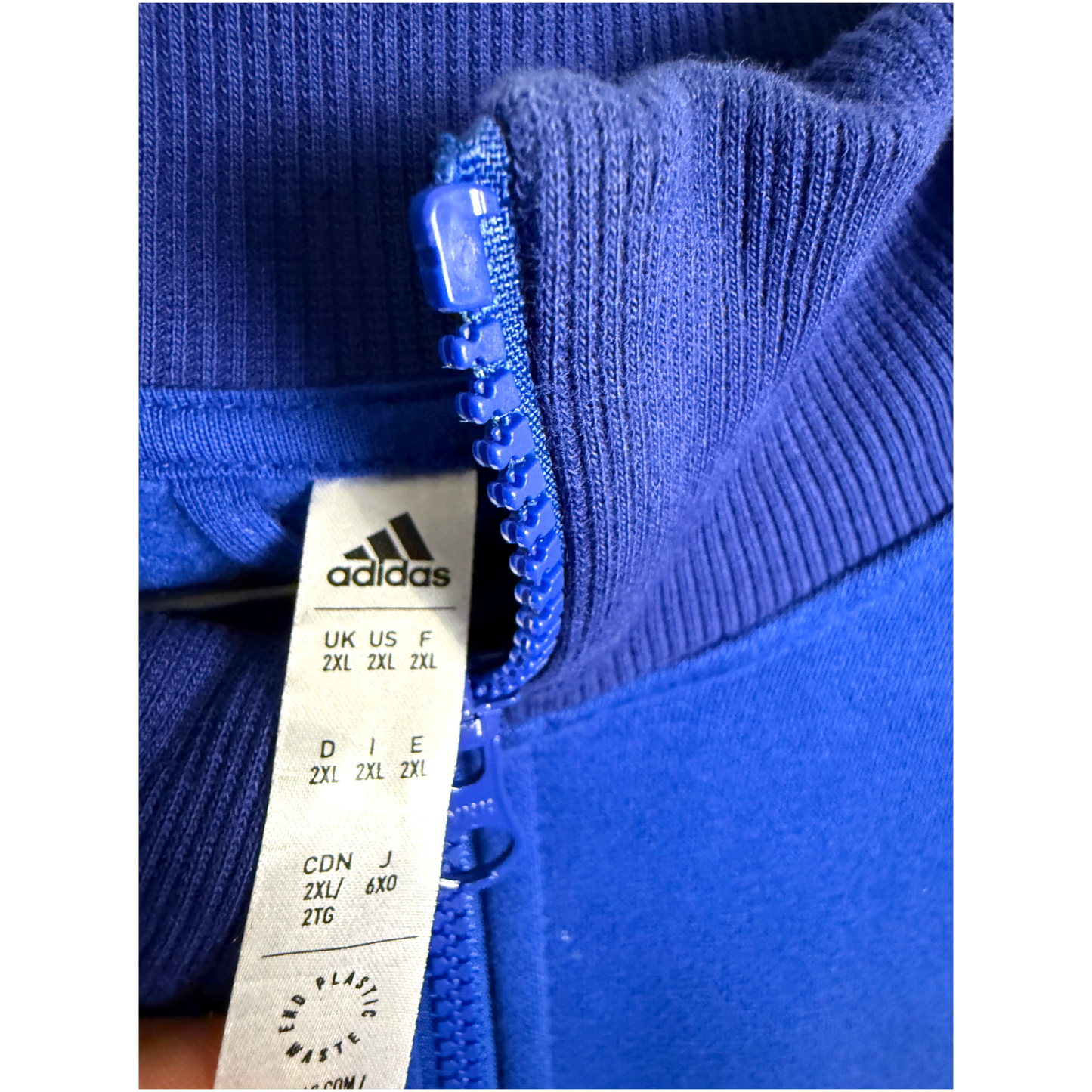 Real Madrid Adidas Jacke Blau (XXL)