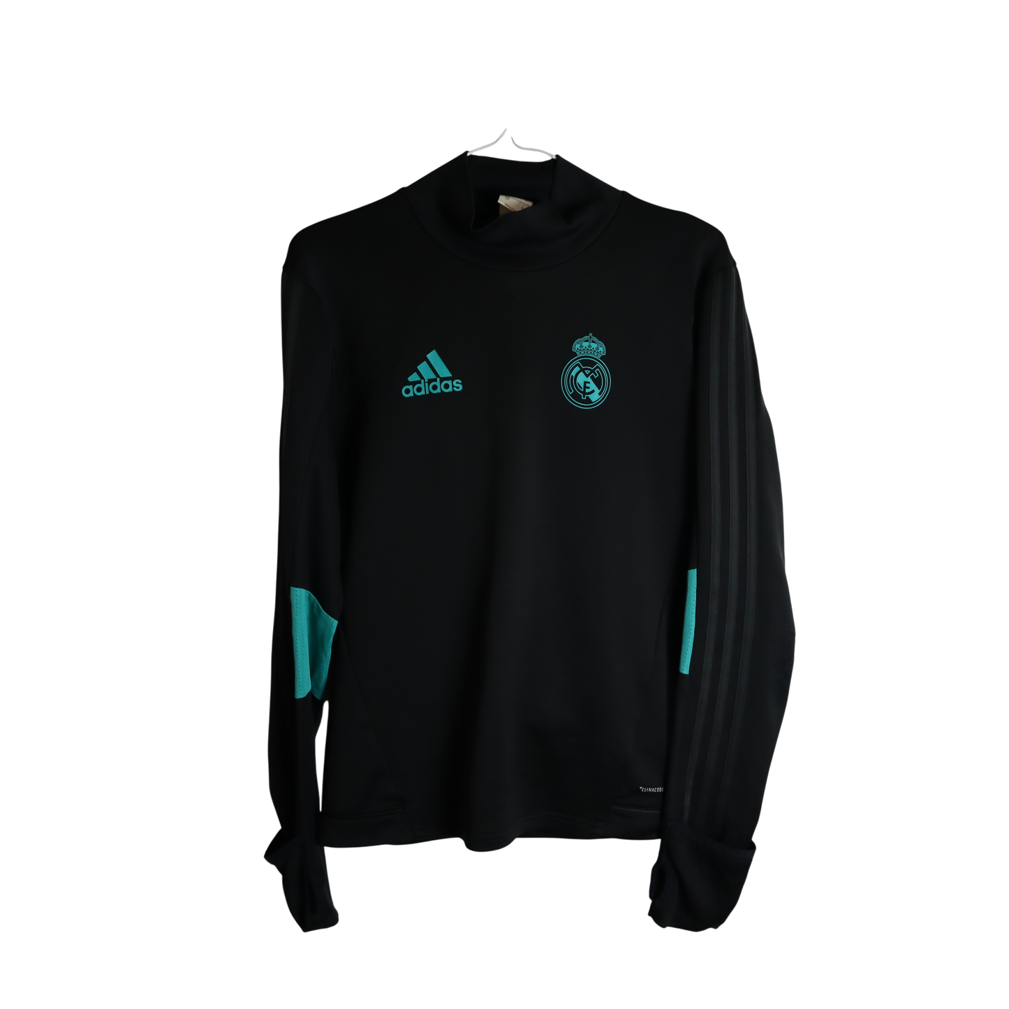 Real Madrid Adidas Tracksuit Schwarz (S)