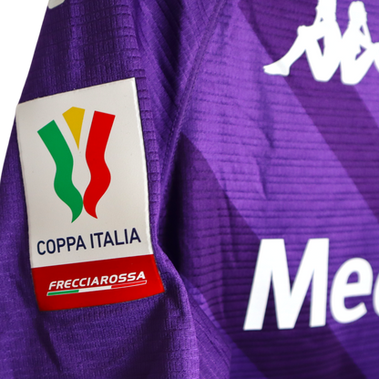 Fiorentina Amrabat 2022-23 Matchprepared Coppa Italia Finale mit Unterschrift (L)