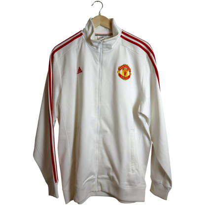 Manchester United Adidas Jacke Weiss (XL)