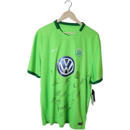 Wolfsburg Heim BNWT mit Unterschriften (XL)