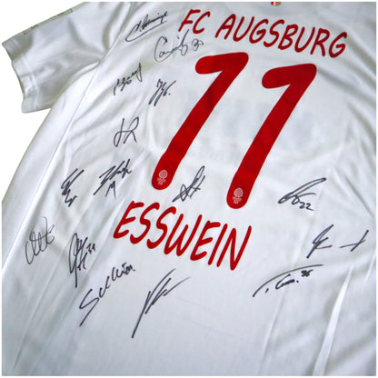 Augsburg Esswein Trikot Heim MIT Unterschriften 2015-2016 (L)