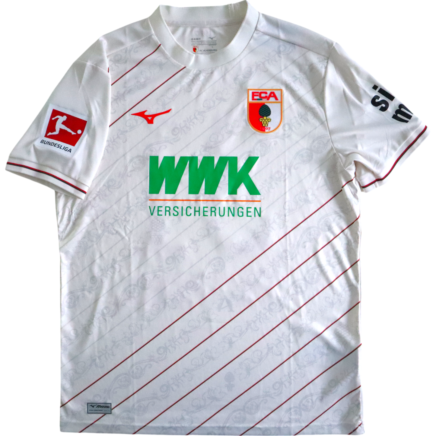 Augsburg Schlotterbeck Trikot Heim 2023-2024 (L)