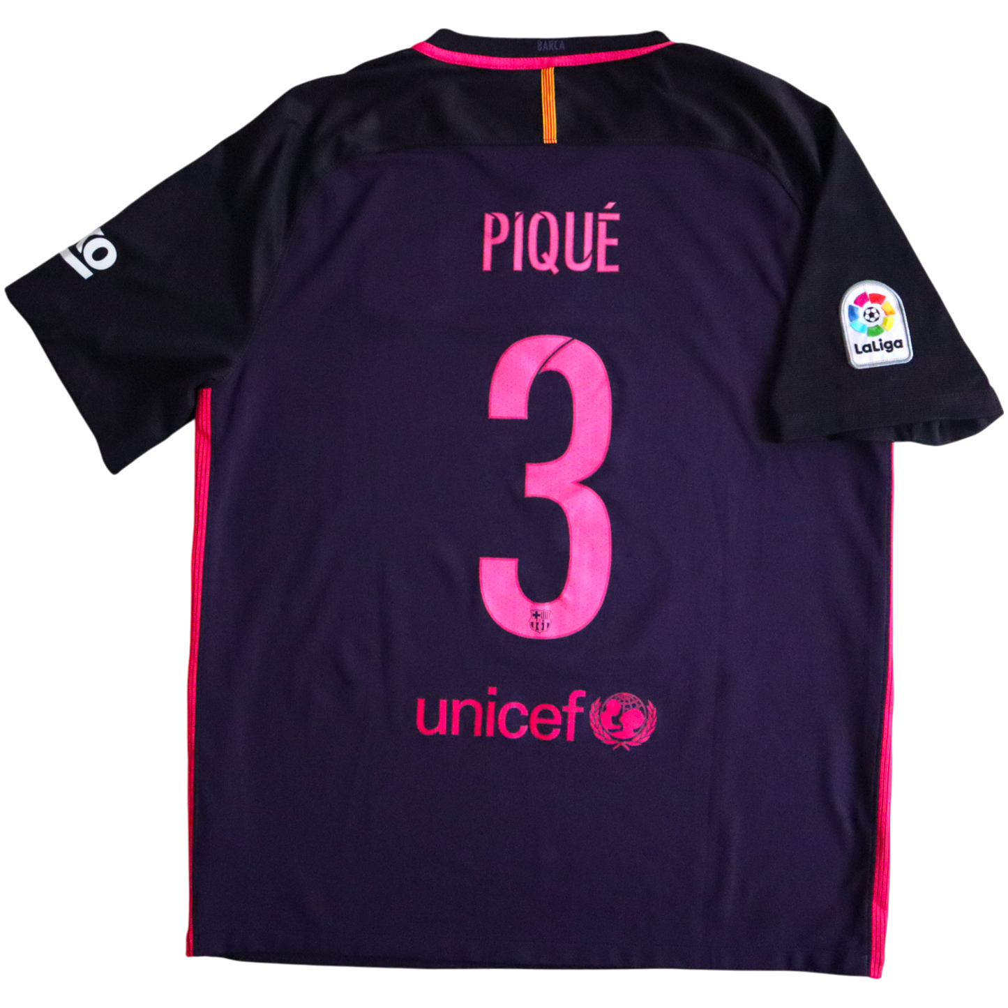 FC Barcelona Pique Trikot Auswärts 2016-2017 (XL)