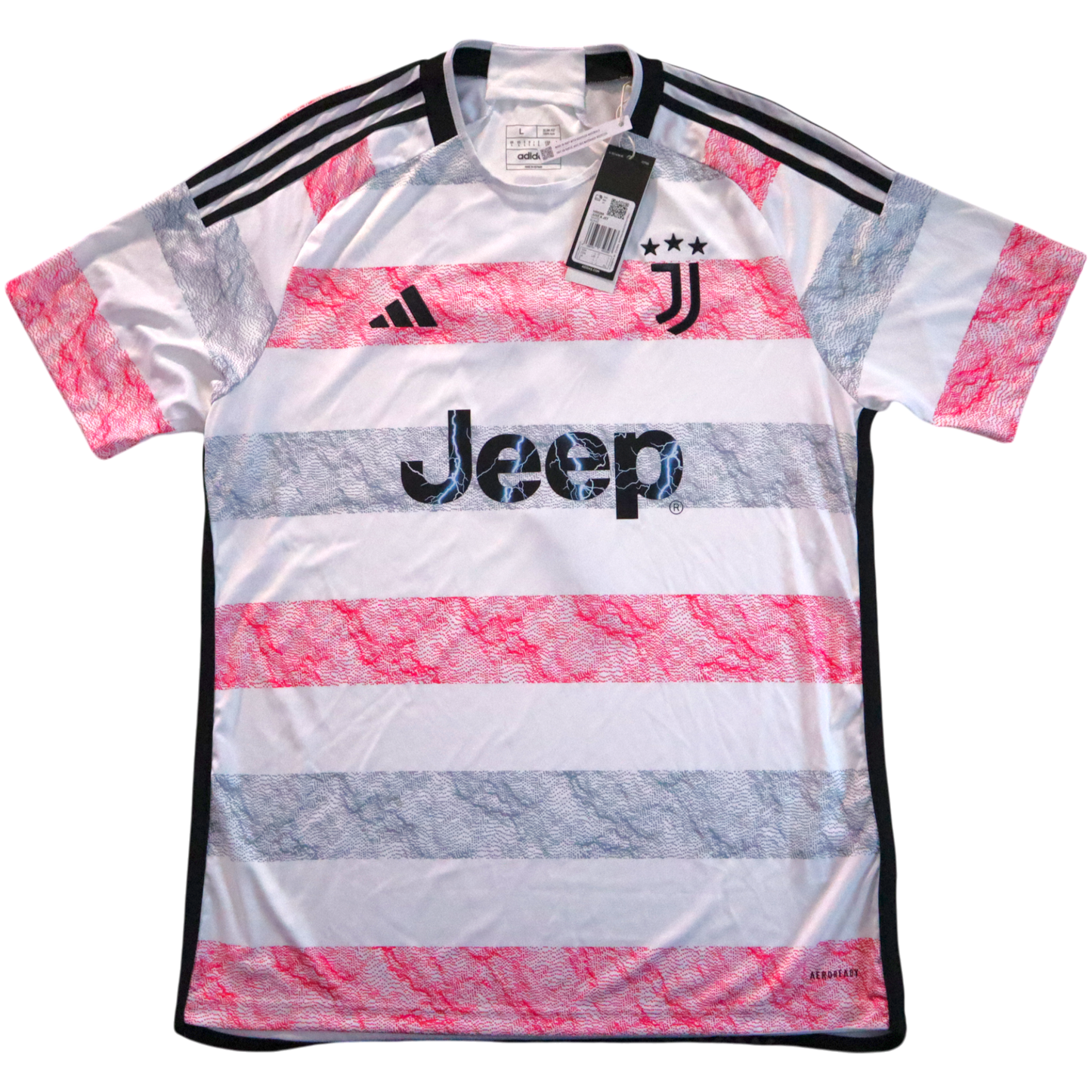 Juventus Chiesa Trikot Auswärts 2023-2024 NEU mit Etikett (L)